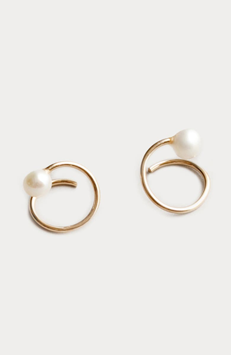 Wolf Circus Pearl Swirl Stud Earrings, Alternate, color,