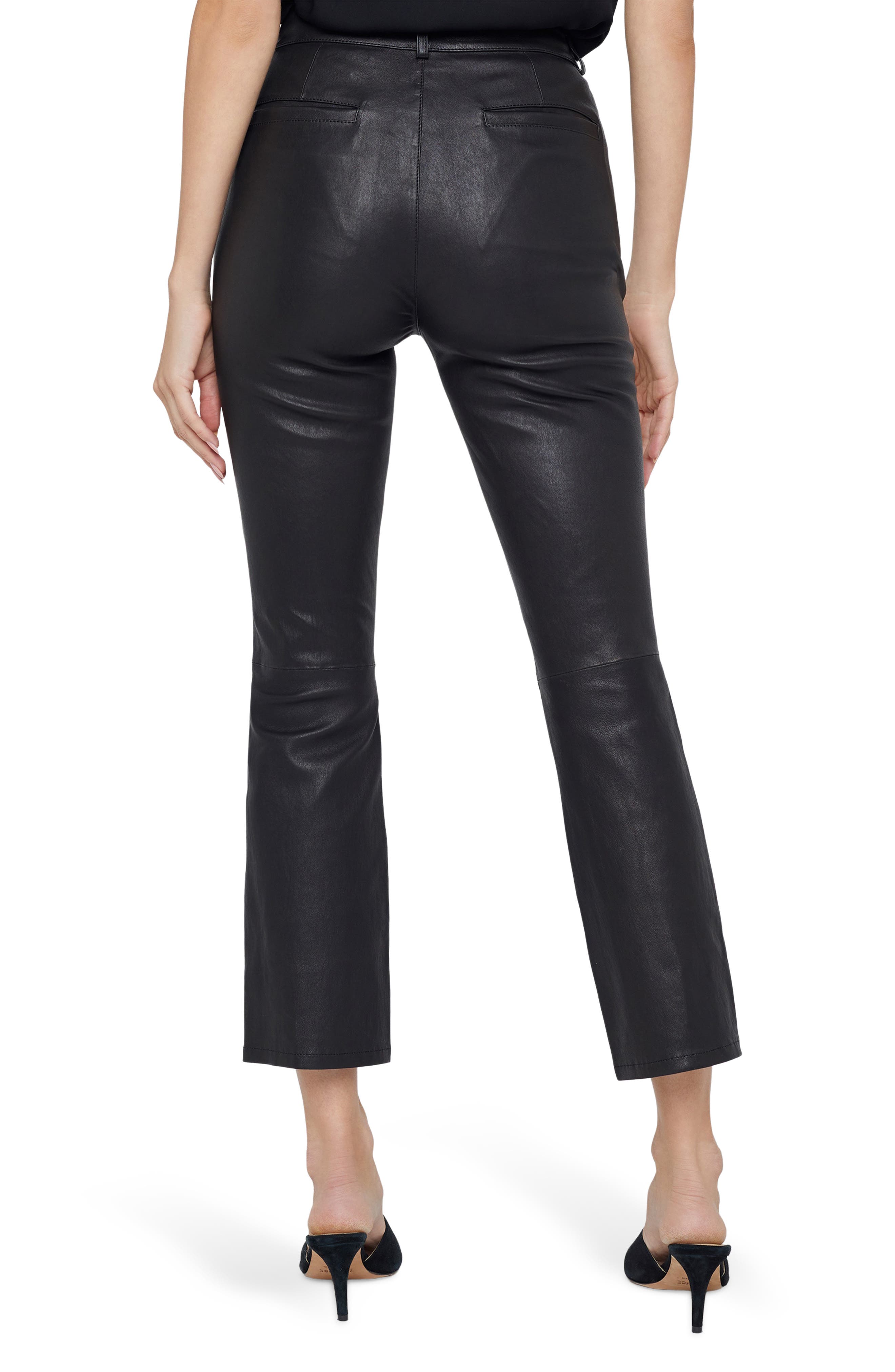 Ketra Leather Ankle Pants - image 2