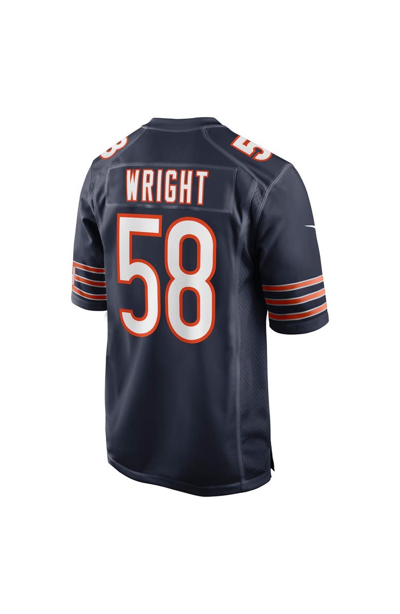 Nike Men's Nike Darnell Wright Navy Chicago Bears 2023 NFL Draft First Round Pick Game Jersey, Alternate, color, 