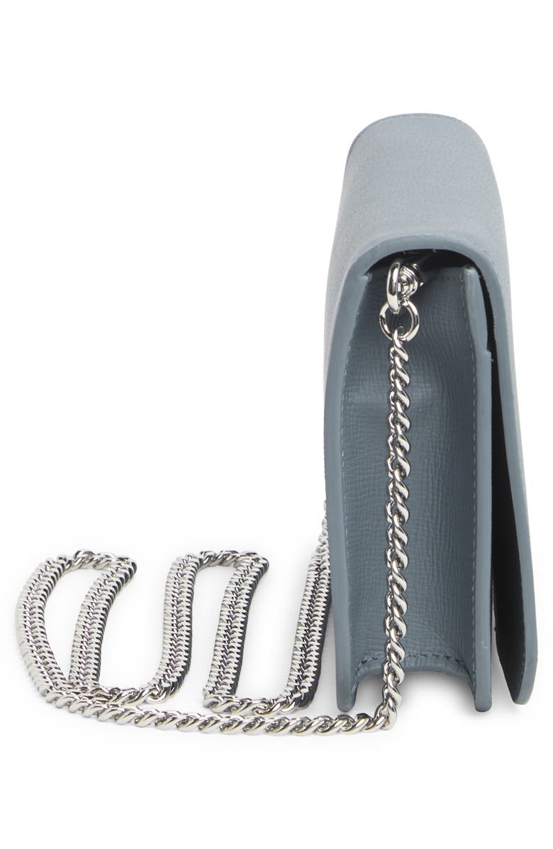 Longchamp Le Pliage Wallet on a Chain, Alternate, color, Nordic