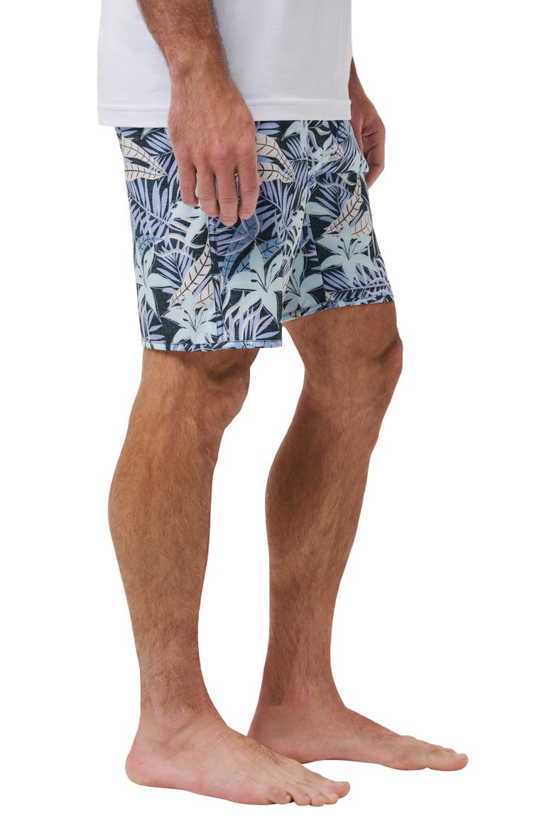 Continental King Board Shorts, Alternate, color, BLACK