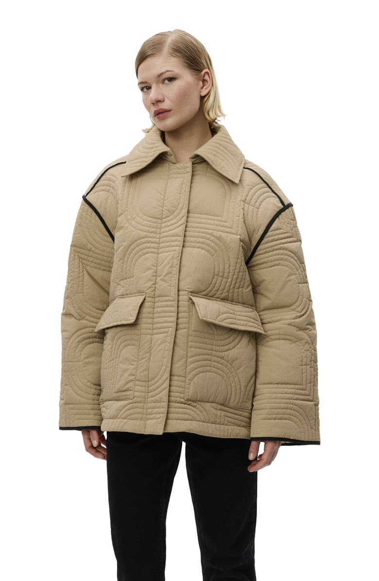 DAY Birger et Mikkelsen Merce Rhombus Quilt Jacket, Alternate, color, Elmwood