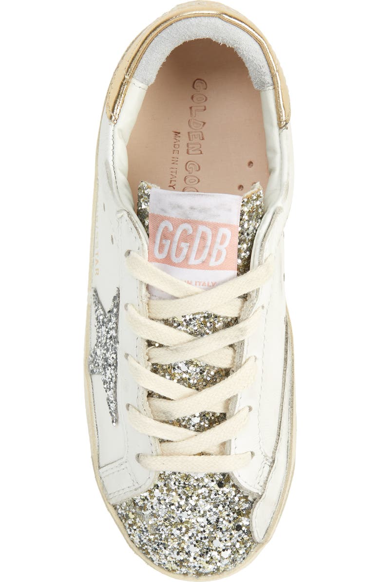 Golden Goose Super-Star Glitter Sneaker, Alternate, color,