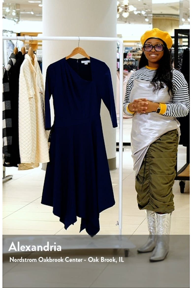 Norah Asymmetric Handkerchief Dress video