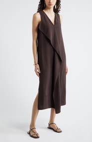 Nordstrom Ruffle Front Sleeveless Dress