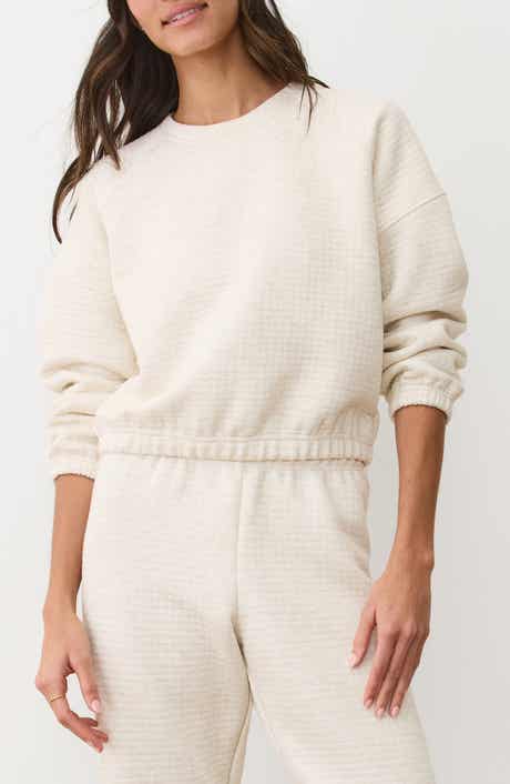 Marine Layer Corbet Quilted Crewneck Sweatshirt