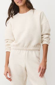 Marine Layer Corbet Quilted Crewneck Sweatshirt