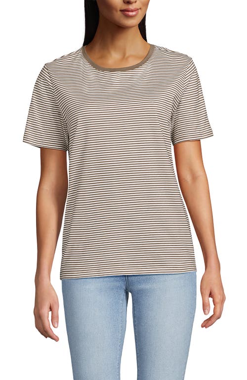 Lands' End Relaxed Supima Cotton Crew Neck T-shirt