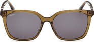 Max Mara 55mm Round Sunglasses