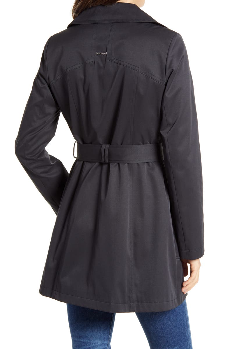 Via Spiga Water Resistant Belted Trench Coat, Alternate, color,