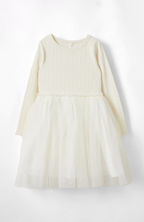 Nordstrom girls white dress hotsell