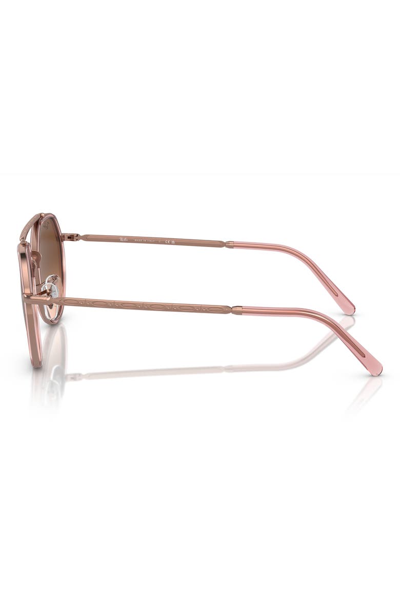 Ray-Ban 53mm Gradient Irregular Sunglasses, Alternate, color, Copper