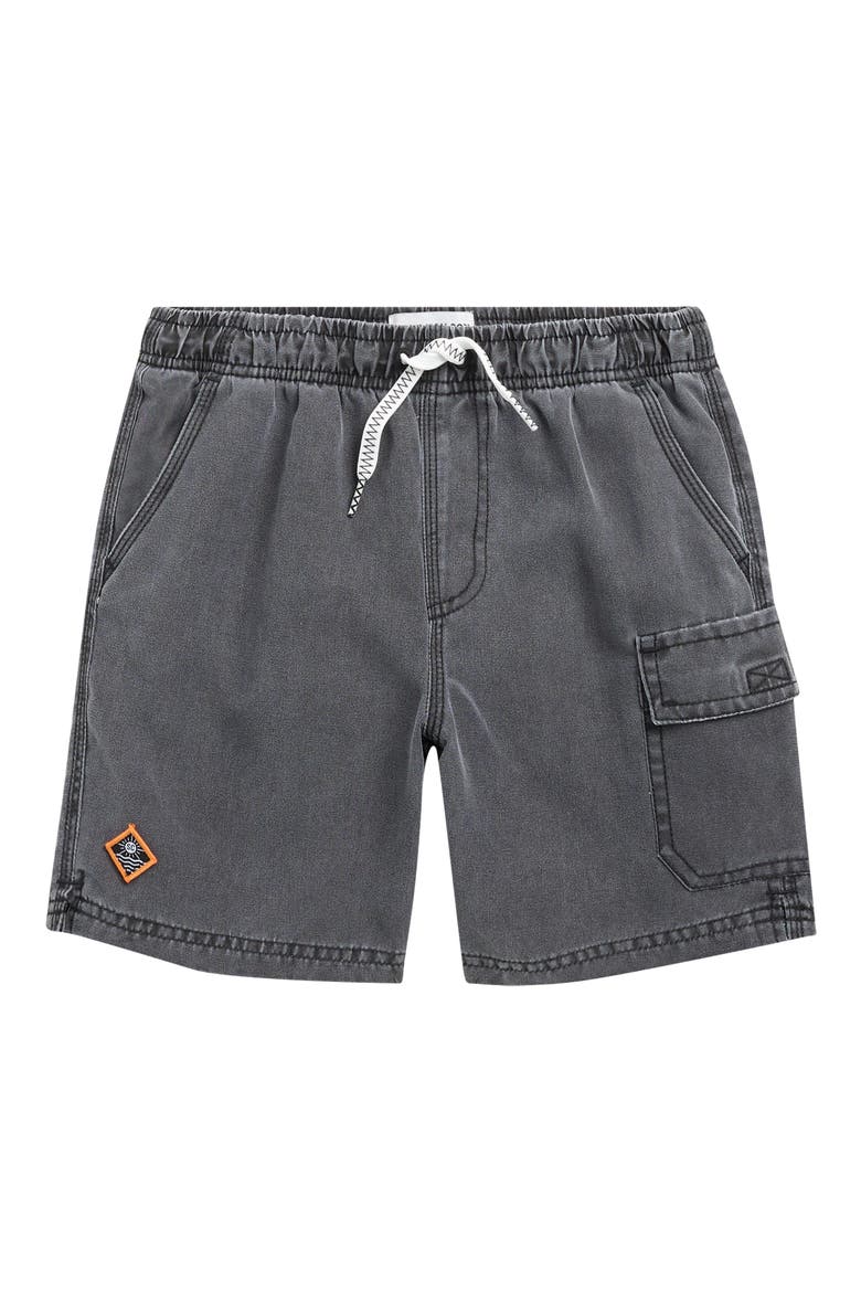 Kids' Nova Washed Shorts, Main, color, BLACK