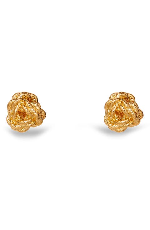 Chateau Knotted Stud Earrings