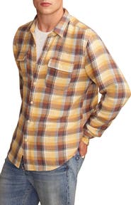 Lucky Brand Plaid Flannel Utility Shirt