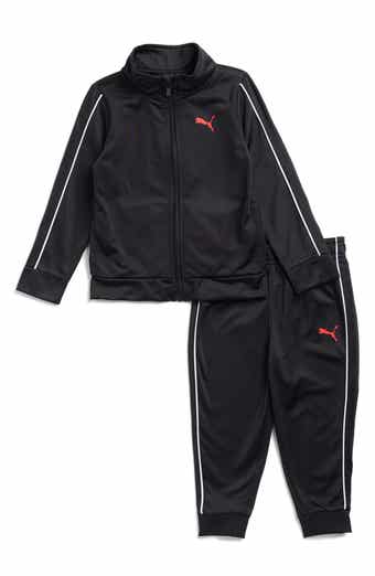 PUMA Kids' Logo Print Tricot Track Jacket & Joggers Set