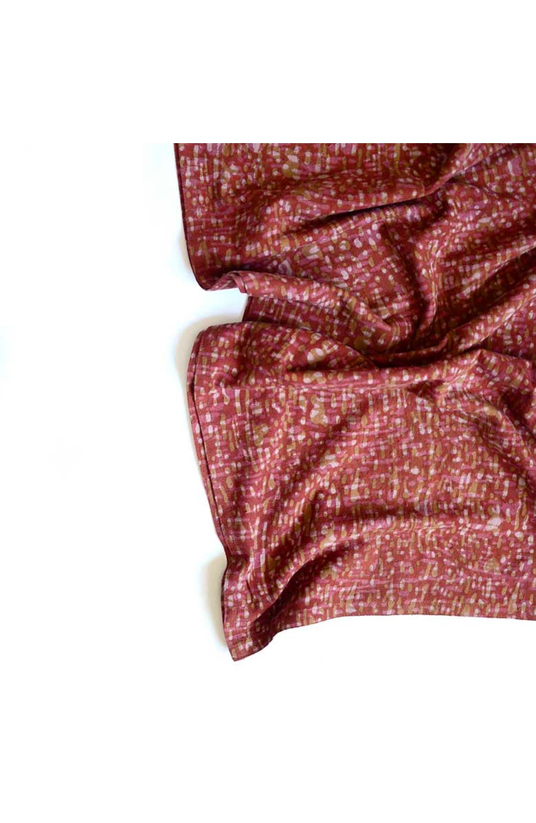 Ichcha Organic Cotton Table Runner, Alternate, color, Orange