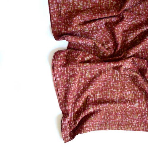 Ichcha Organic Cotton Table Runner In Orange