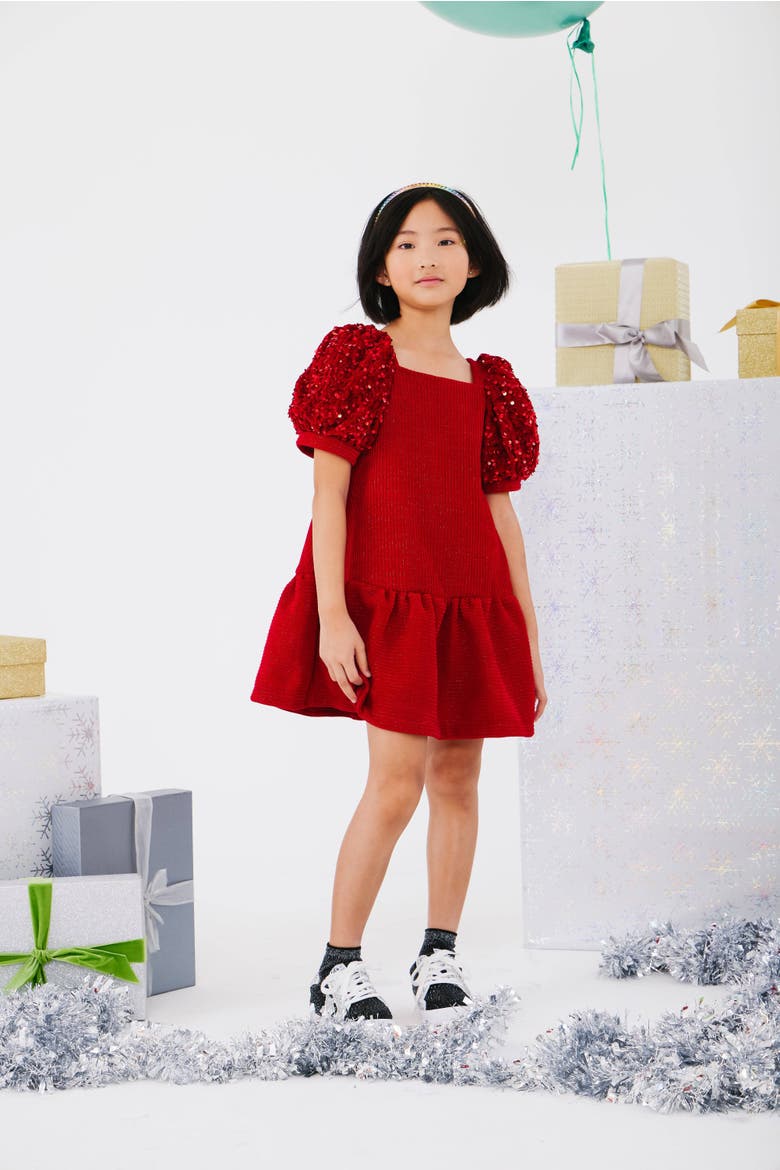 Love Dress, Alternate, color, Red