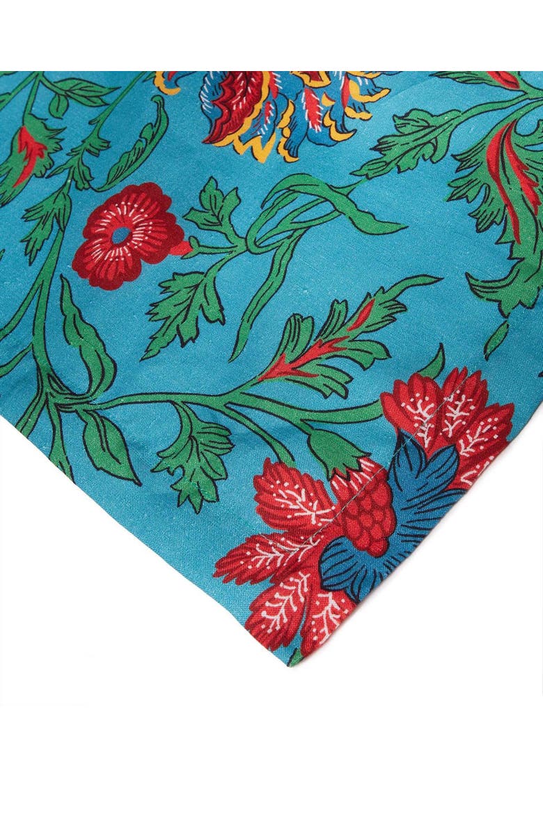 La DoubleJ Runner Dragon Flower Turquoise, Alternate, color, Dragon Flower Turquoise