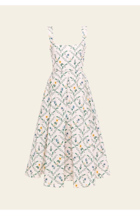 Alcaparra Brisa  Midi Dress