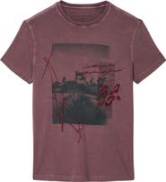 John Varvatos Crewneck Graphic T-Shirt