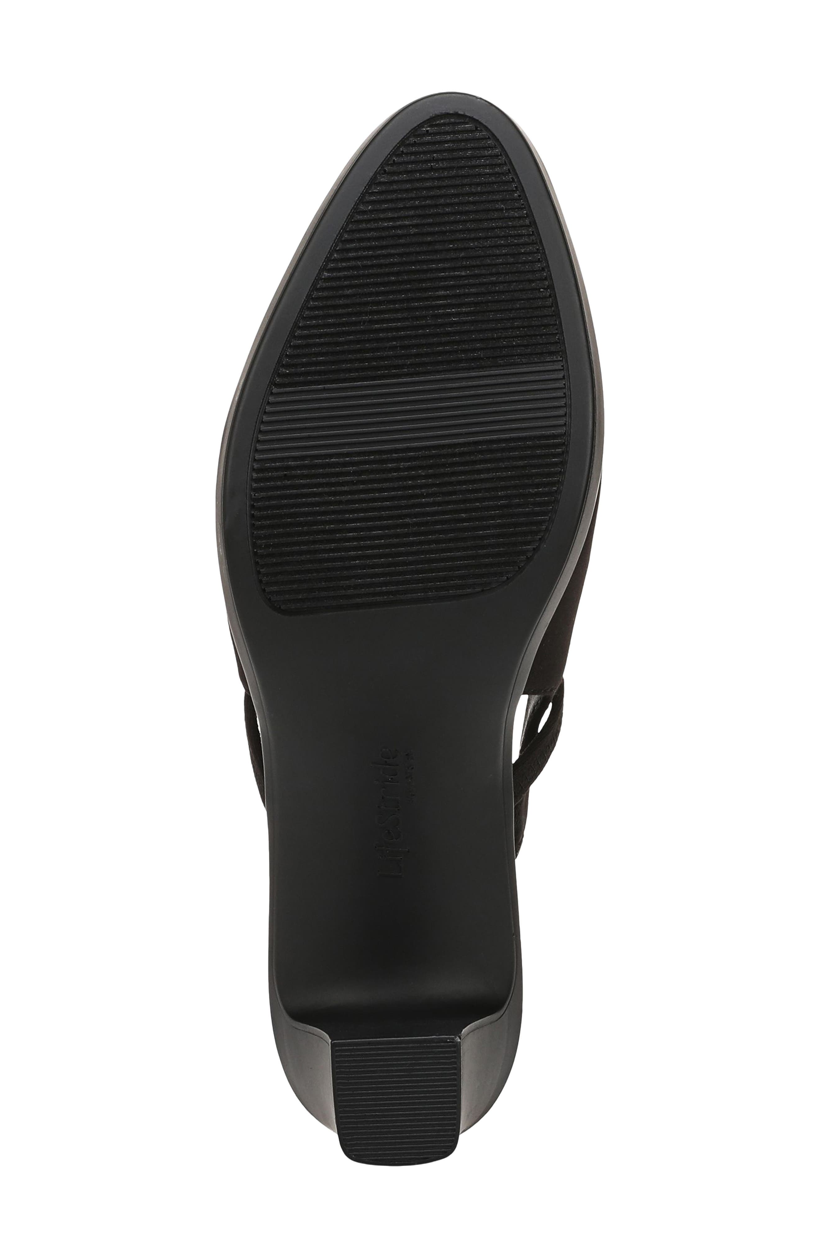 LifeStride Evoke Slingback Mary Jane Platform Pump, Alternate, color, Black