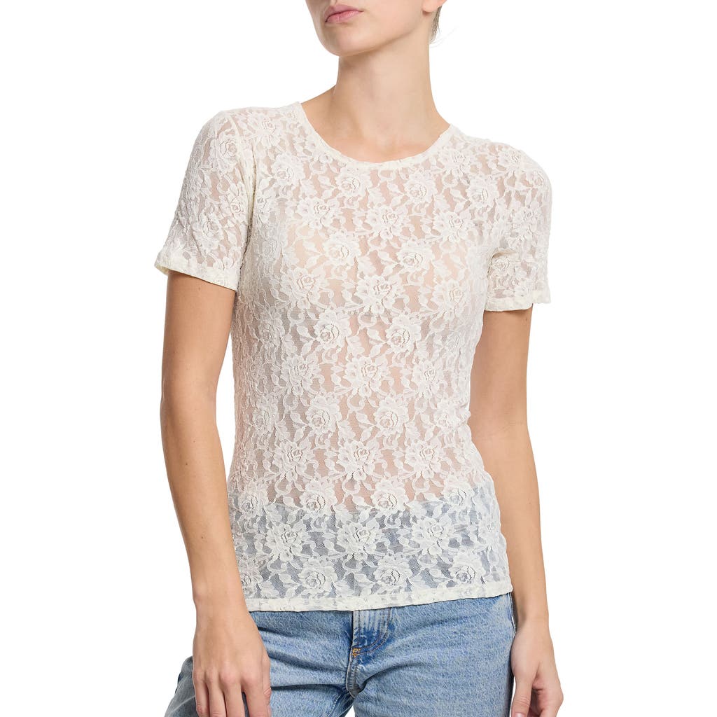 Hanky Panky Signature Short Sleeve Lace Top