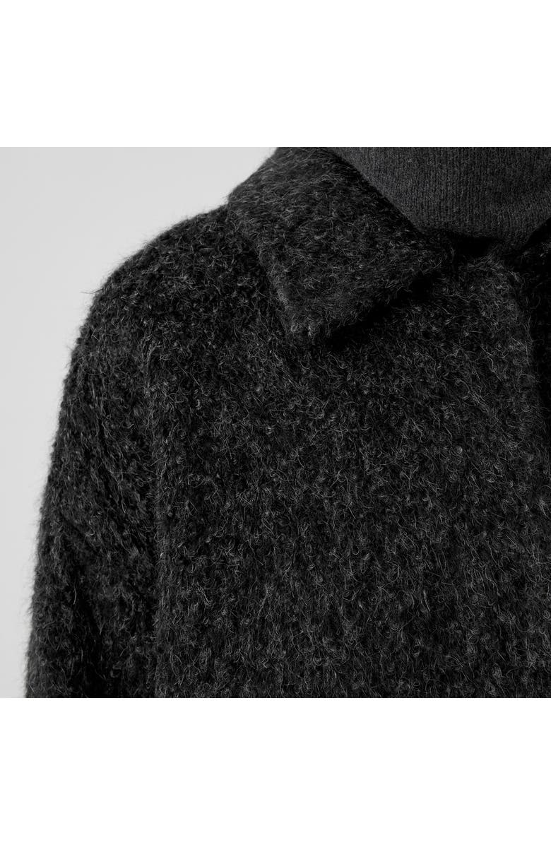 Eileen Fisher Classic Collar Bouclé Suri Alpaca Wool Blend Coat, Alternate, color,