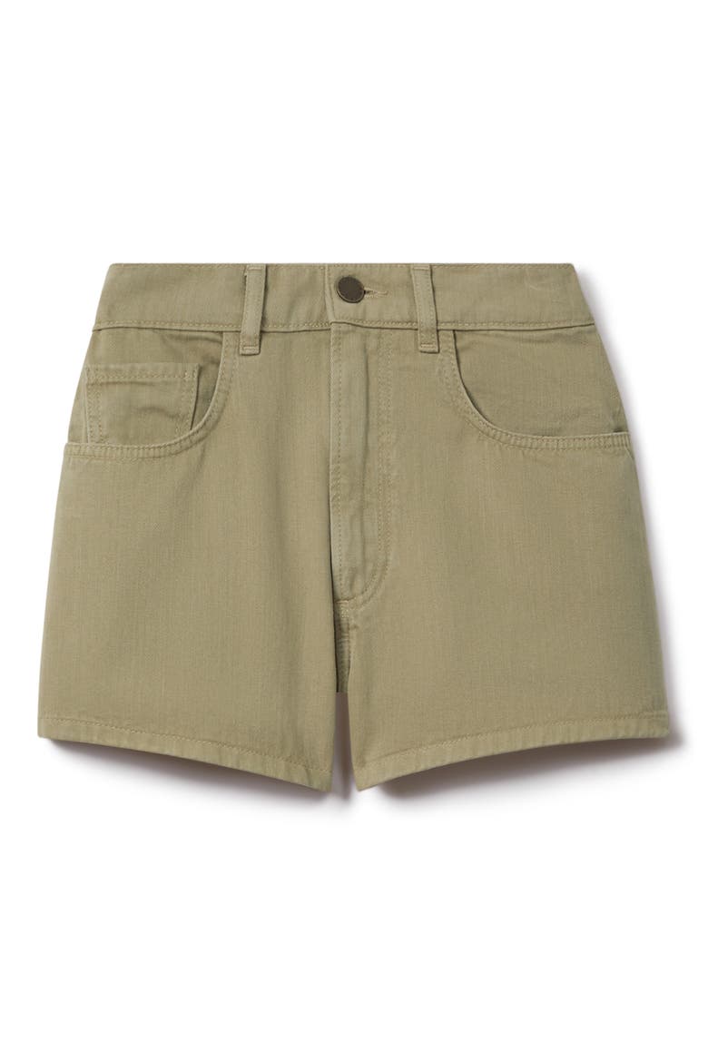 Colorado Twill High Rise Shorts, Alternate, color, KHAKI