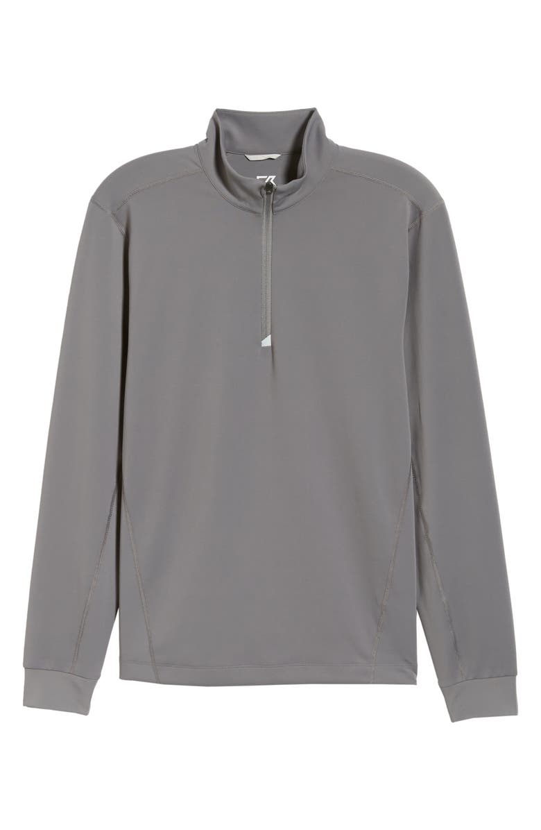 Cutter & Buck Traverse Stretch Quarter Zip Pullover, Alternate, color, Elemental Grey