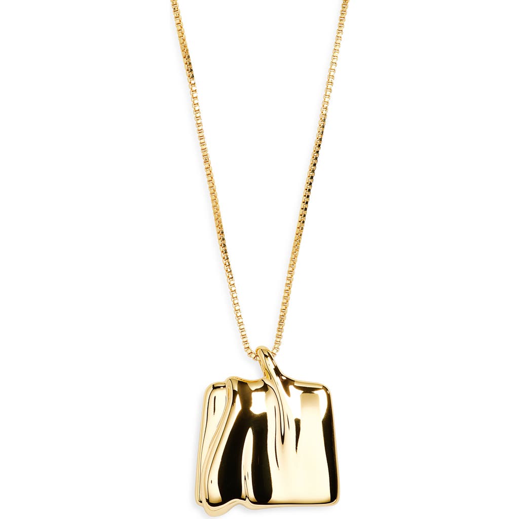Jenny Bird Sundra Pendant Necklace In Brown