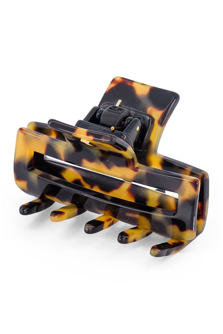 Sebastopol Acetate Hair Clip, Alternate, color, Tortoiseshell
