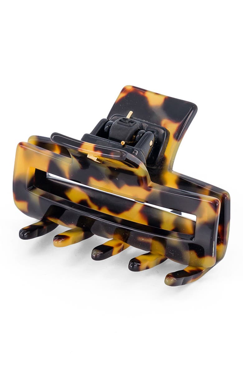 Alexandre de Paris Sebastopol Acetate Hair Clip, Alternate, color, Tortoiseshell