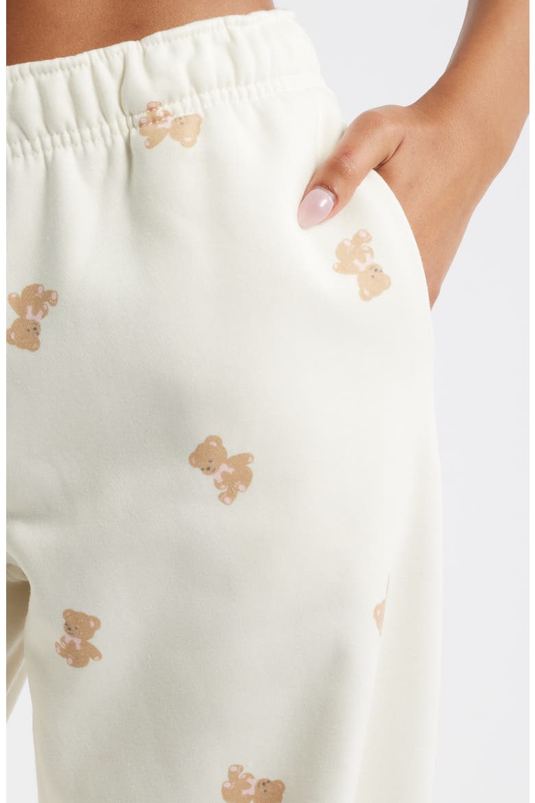 Dreams Wide Leg Sweatpants, Alternate, color, CREAM