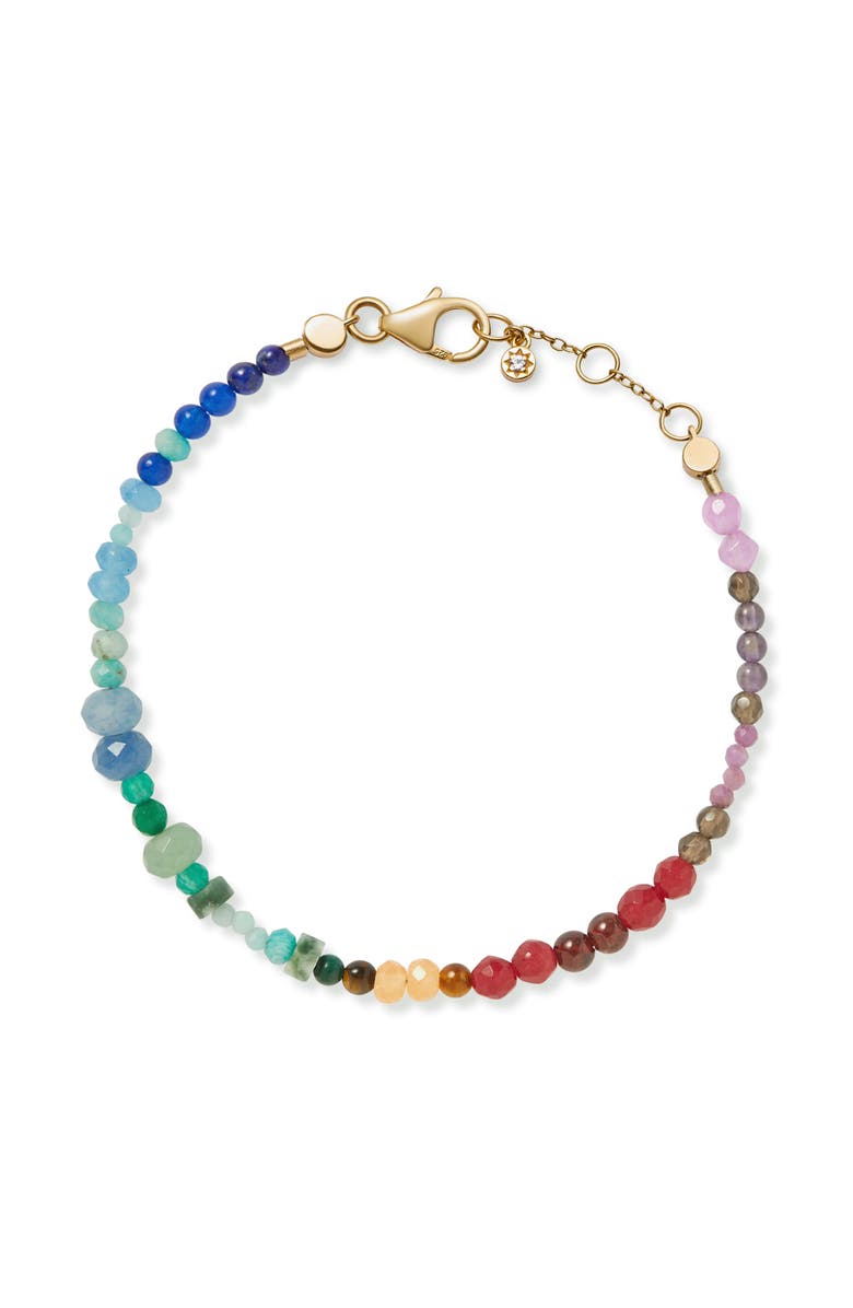 Astley Clarke Second Chance Rainbow Gemstone Bracelet, Main, color, Rainbow Gemstone
