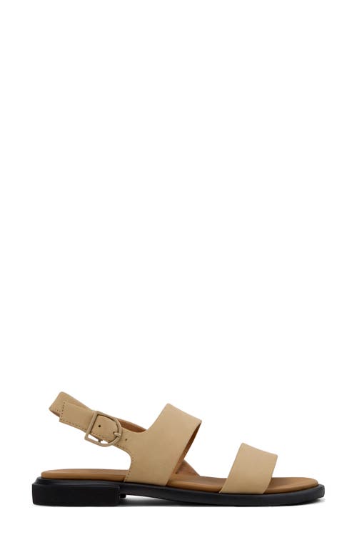 Shop Camper Edy Slingback Sandal In Medium Beige