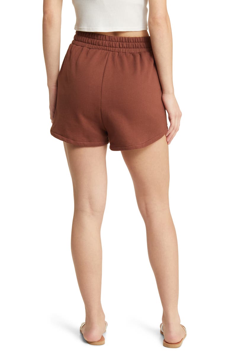 Rip Curl Trails Fleece Shorts, Alternate, color, Brown