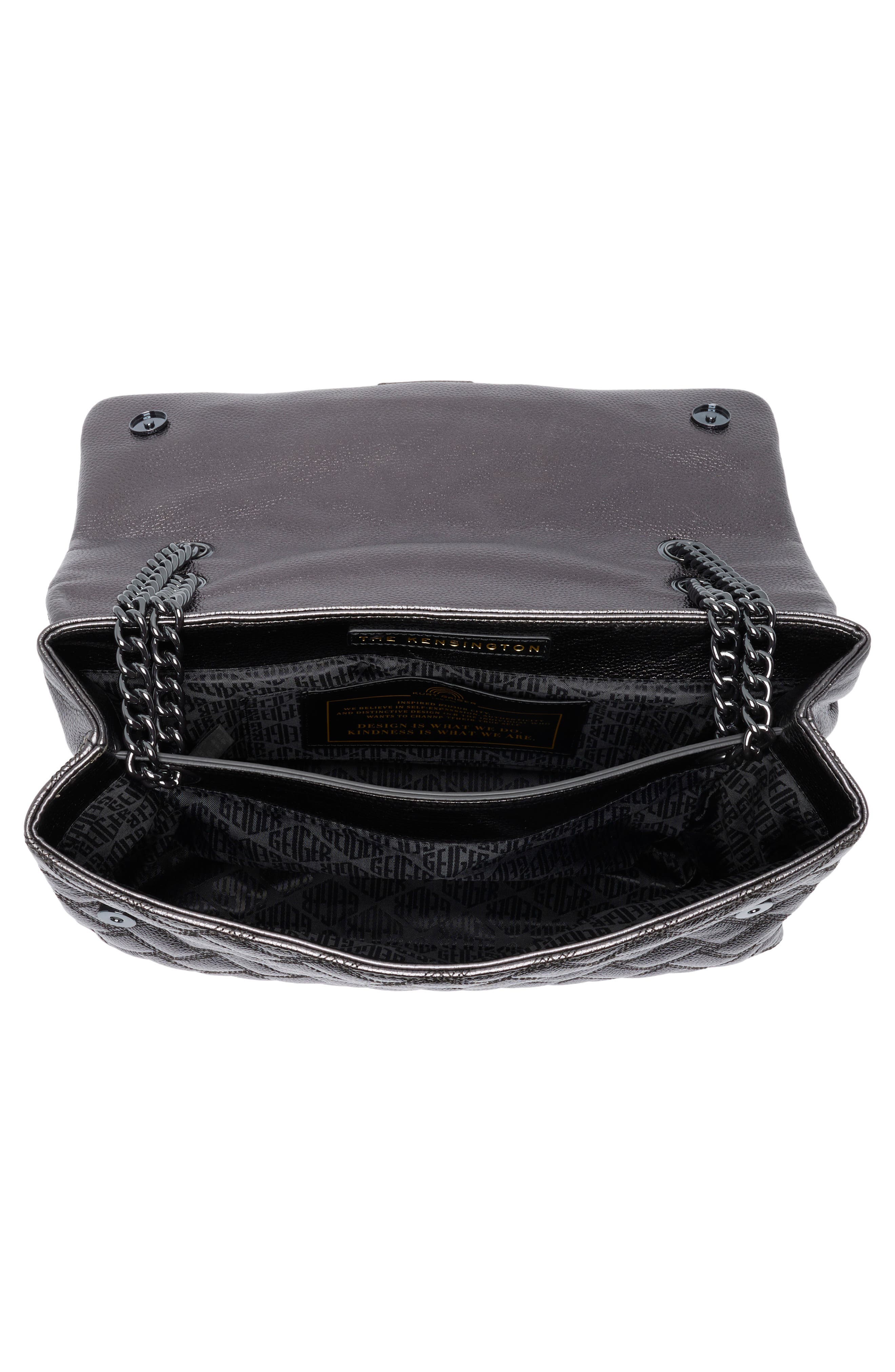 Kurt Geiger London XXL Kensington Soft Quilted Leather Shoulder Bag, Alternate, color, 