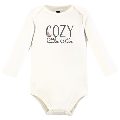 Hudson Baby Everyday Long-sleeve Cotton All-in-ones In Multi