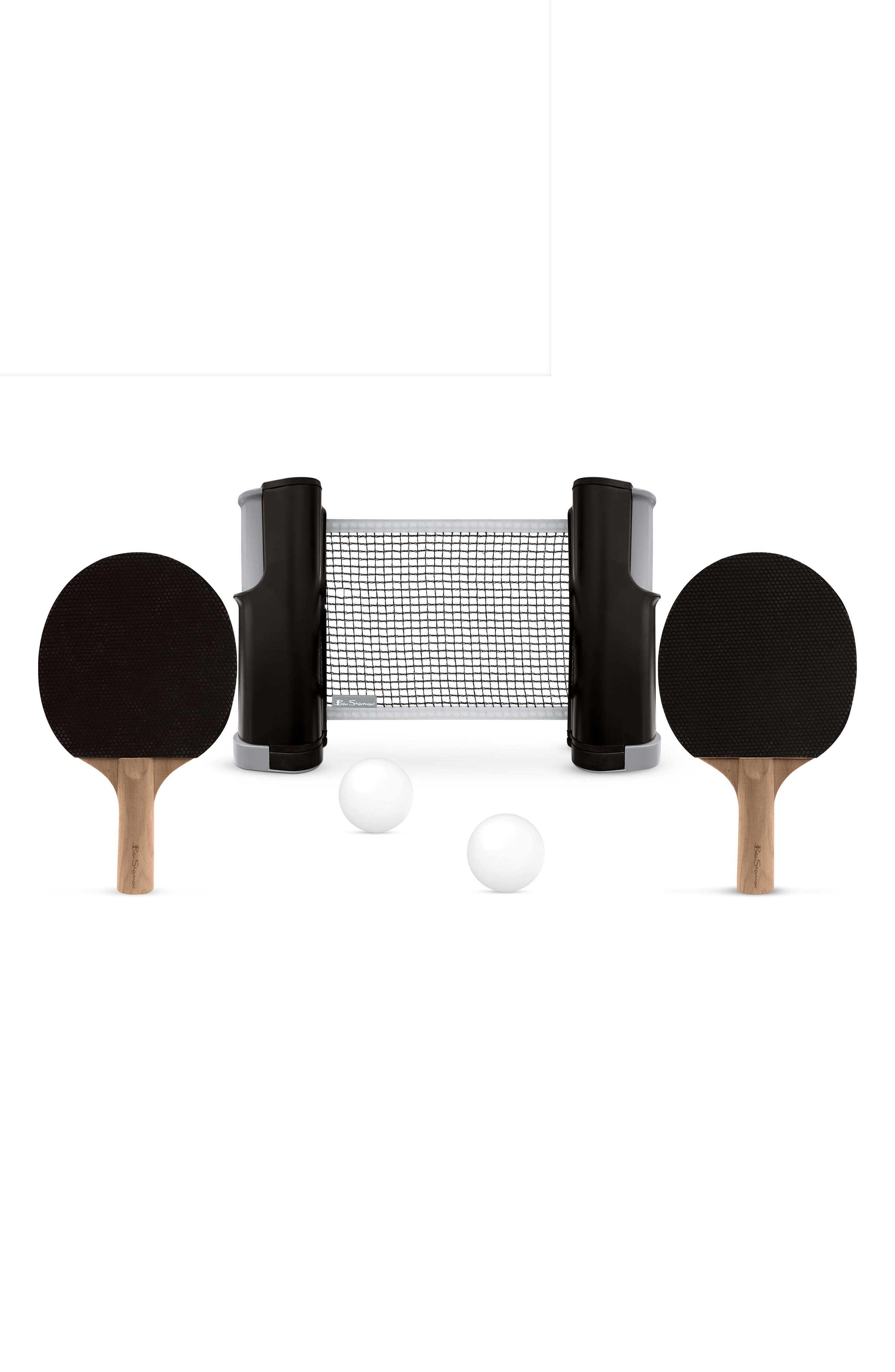 Expandable Tabletop Table Tennis Set