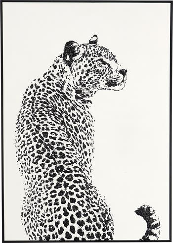 Cheetah Canvas Framed Wall Art