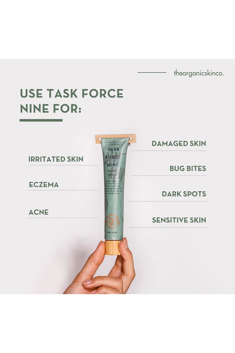 Task Force Nine Calendula and Turmeric Cream, 2.02fl oz, Alternate, color, None