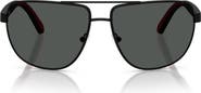 Scuderia Ferrari 64mm Pillow Sunglasses