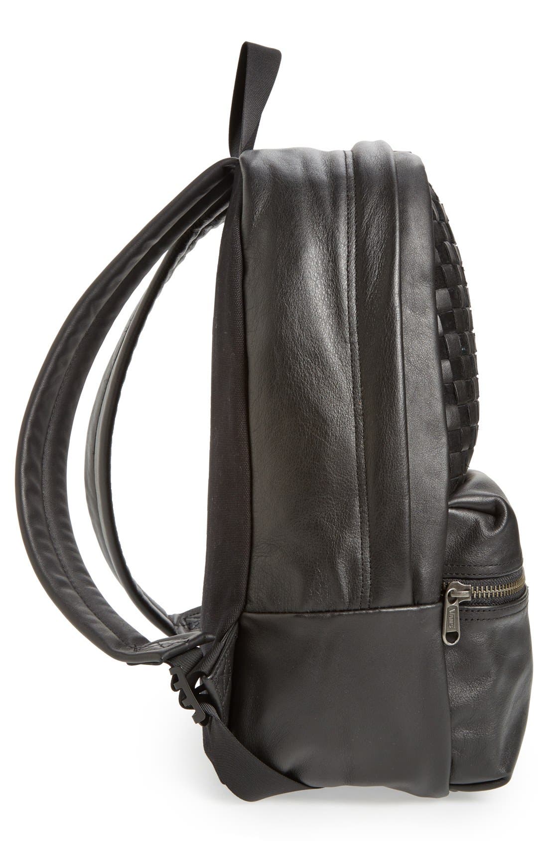 Vans 'Calico Plus' Leather Backpack, Alternate, color, 