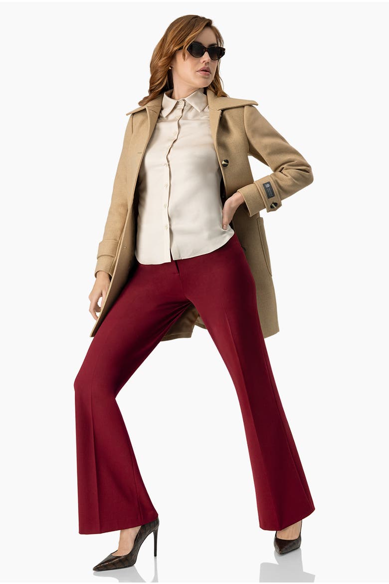 Long Sleeve Button-Up Shirt, Alternate, color, Ivory