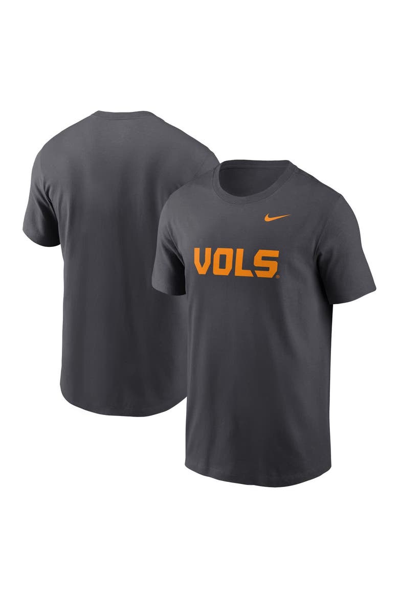 Men's Nike Anthracite Tennessee Volunteers Primetime Alternate Logo T-Shirt, Main, color, Anthracite