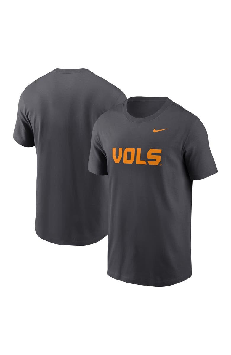 Nike Men's Nike Anthracite Tennessee Volunteers Primetime Alternate Logo T-Shirt, Main, color, 