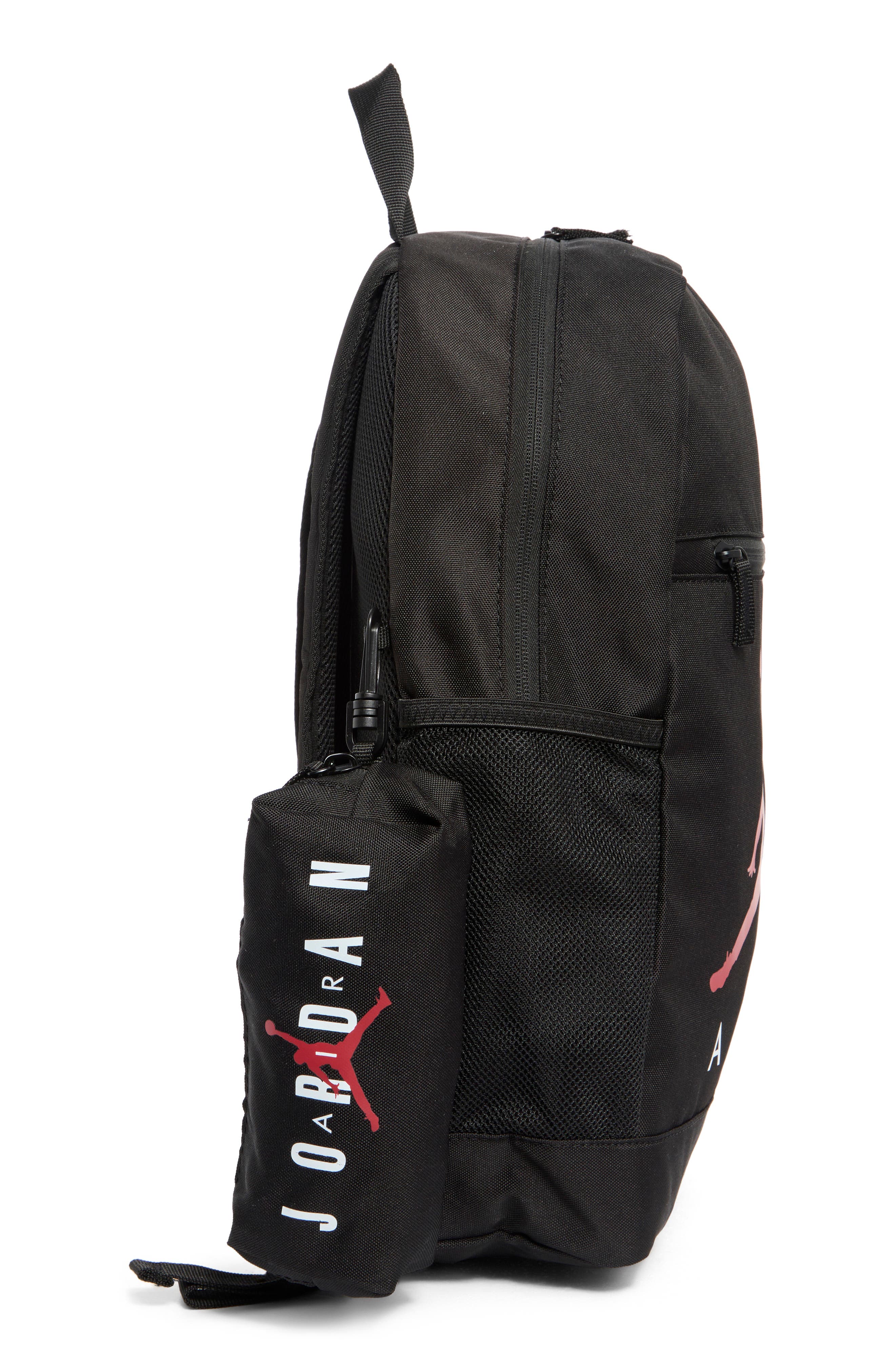 Jordan Air Jordan Backpack with Pencil Pouch, Alternate, color, 023Black