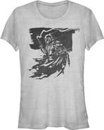 Star Wars: The Mandalorian and Grogu Junior's Star Wars The Mandalorian and Grogu Din Djarin and The Child Powerful Scene  Graphic T-Shirt